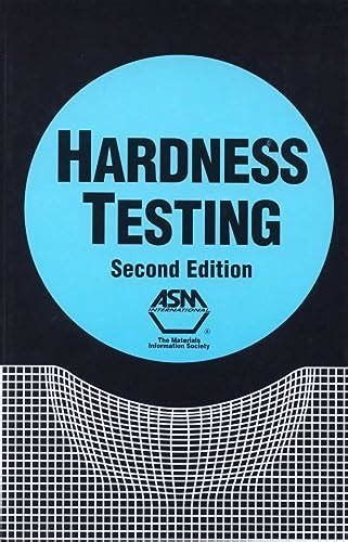 asm hardness testing book 1st edition|what is hardness testing.